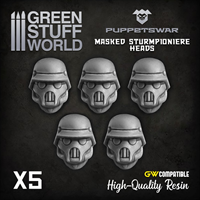 Puppetswar - Sturmpioniere (Maske) Kpfe