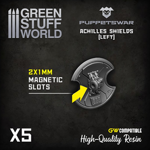 Puppetswar - Achilles Schilde Links