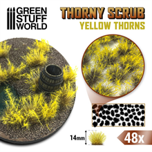 Green Stuff World - Thorny Scrub , Yellow Thorns