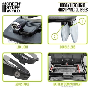 Green Stuff World - Profi Kopfbandlupe