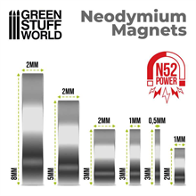 Green Stuff World -  Neodym-Magnete 3x2mm