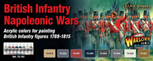 Wargames Set - British Napoleonic Paint Set