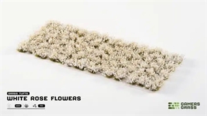 Gamers Grass - White Rose Flowers (6mm)