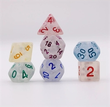 Dice 4 Friends - RPG-Set Frosted Rainbow Mix