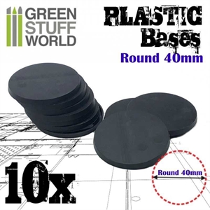 Green Stuff World - Plastik Bases Rund