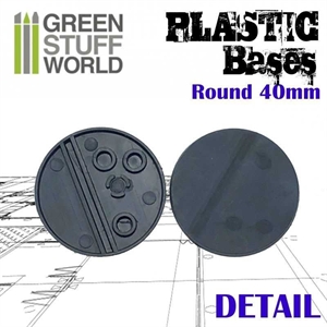 Green Stuff World - Plastik Bases Rund
