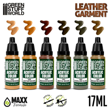 Green Stuff World - Farbset Leather Brown