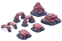 Gamemat - Lava Rocks Set