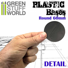 Green Stuff World - Plastik Bases Rund