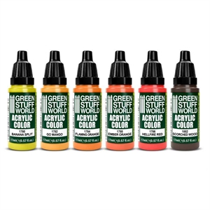 Green Stuff World - Farbset Flammendes Orange