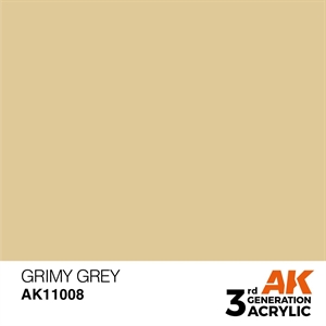 AK 3rd Generation Acrylics - Grimy Grey