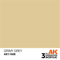 AK 3rd Generation Acrylics - Grimy Grey