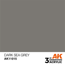 AK 3rd Generation Acrylics - Dark Sea Grey