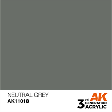 AK 3rd Generation Acrylics - Neutral Grey