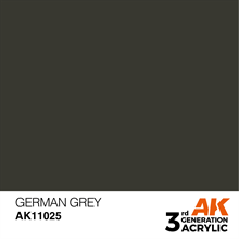 AK 3rd Generation Acrylics - German Grey