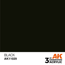 AK 3rd Generation Acrylics - Intense Black