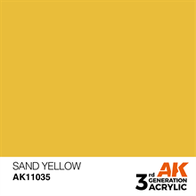 AK 3rd Generation Acrylics - Sand Yellow
