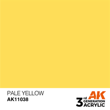 AK 3rd Generation Acrylics - Pale Yellow