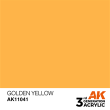 AK 3rd Generation Acrylics - Golden Yellow