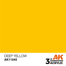 AK 3rd Generation Acrylics - Intense Deep Yellow