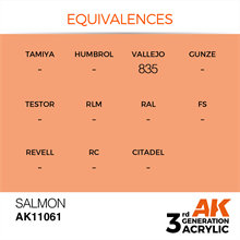 AK 3rd Generation Acrylics - Salmon