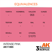 AK 3rd Generation Acrylics - Intense Pink