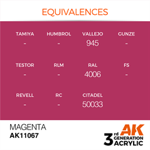 AK 3rd Generation Acrylics - Magenta