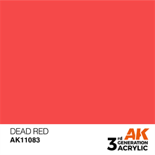 AK 3rd Generation Acrylics - Dead Red