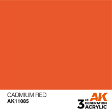 AK 3rd Generation Acrylics - Cadmium Red