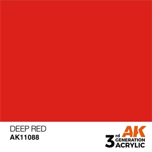 AK 3rd Generation Acrylics - Intense Deep Red