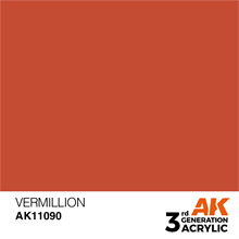 AK 3rd Generation Acrylics - Vermillion