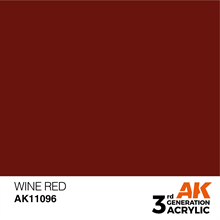 AK 3rd Generation Acrylics - Wine Red