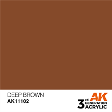 AK 3rd Generation Acrylics - Intense Deep Brown