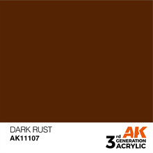 AK 3rd Generation Acrylics - Dark Rust