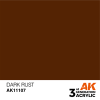 AK 3rd Generation Acrylics - Dark Rust