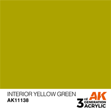 AK 3rd Generation Acrylics - Interior Yellow Green