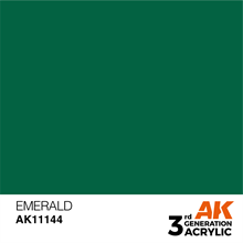 AK 3rd Generation Acrylics - Emerald