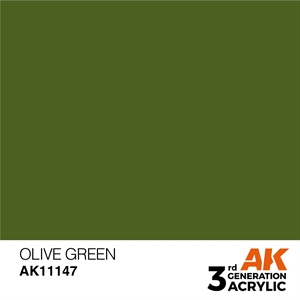 AK 3rd Generation Acrylics - Olive Green