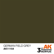 AK 3rd Generation Acrylics - German Field Grey