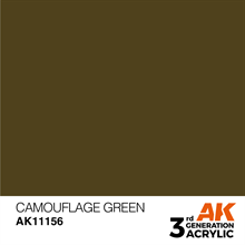 AK 3rd Generation Acrylics - Camouflage Green