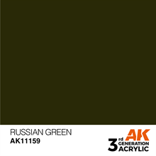 AK 3rd Generation Acrylics - Russian Green