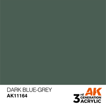 AK 3rd Generation Acrylics - Dark Blue-Grey