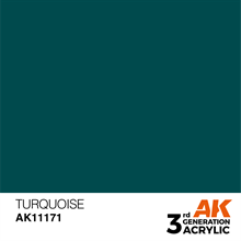 AK 3rd Generation Acrylics - Turquoise