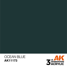 AK 3rd Generation Acrylics - Ocean Blue