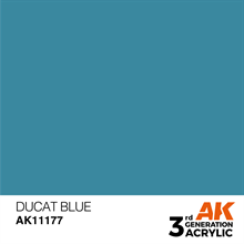 AK 3rd Generation Acrylics - Ducat Blue