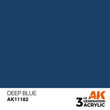 AK 3rd Generation Acrylics - Intense Deep Blue