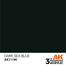 AK 3rd Generation Acrylics - Dark Sea Blue