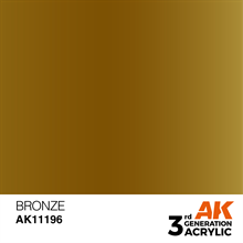 AK 3rd Generation Acrylics - Bronze Metallic