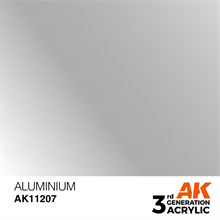 AK 3rd Generation Acrylics - Aluminium Metallic