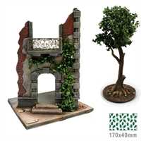 Green Stuff World -Blttermatte, Eiche Dunkelgrn